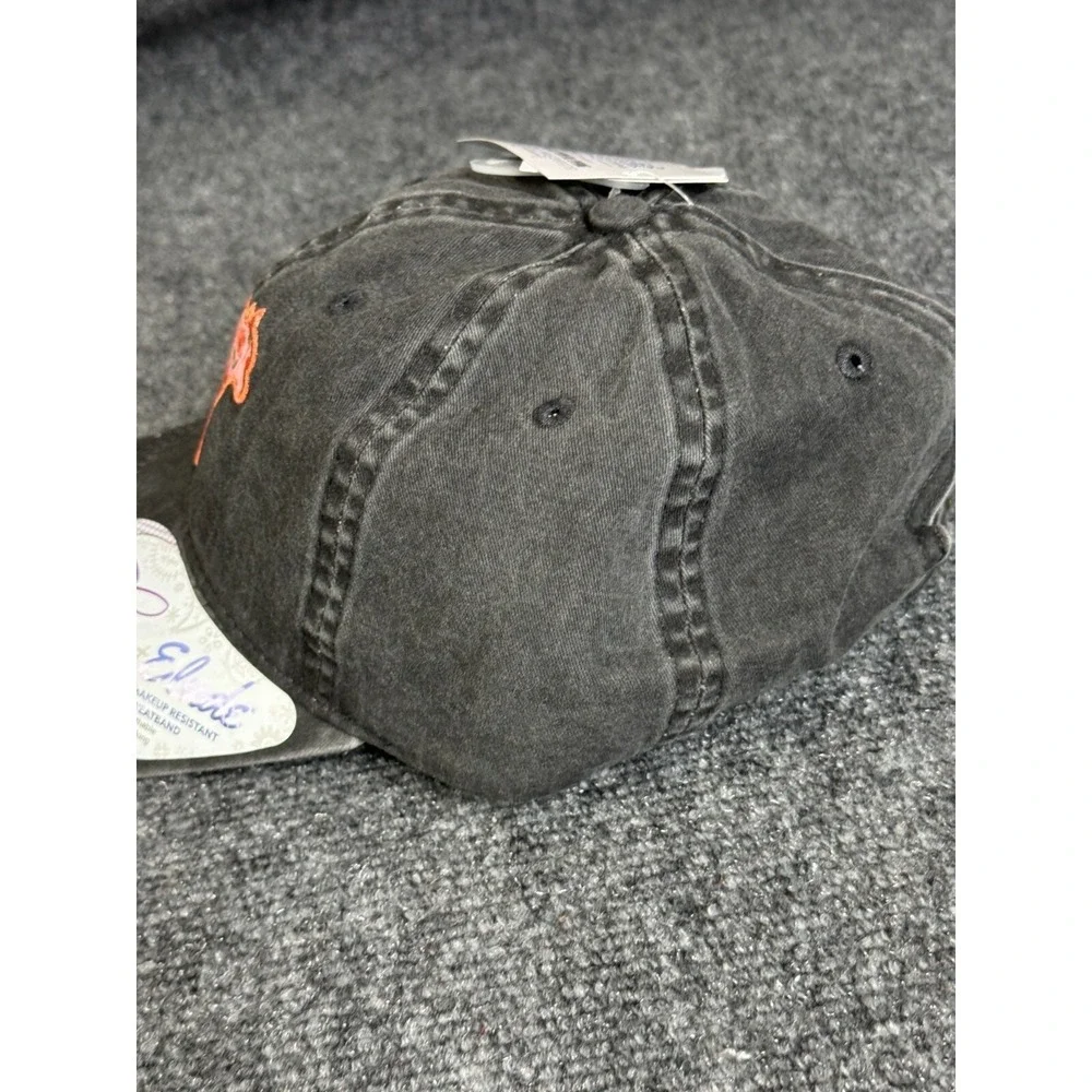 Infinity Her Women Flower Cow Cap Hat Concealed Ponytail Black Fade Farm Country